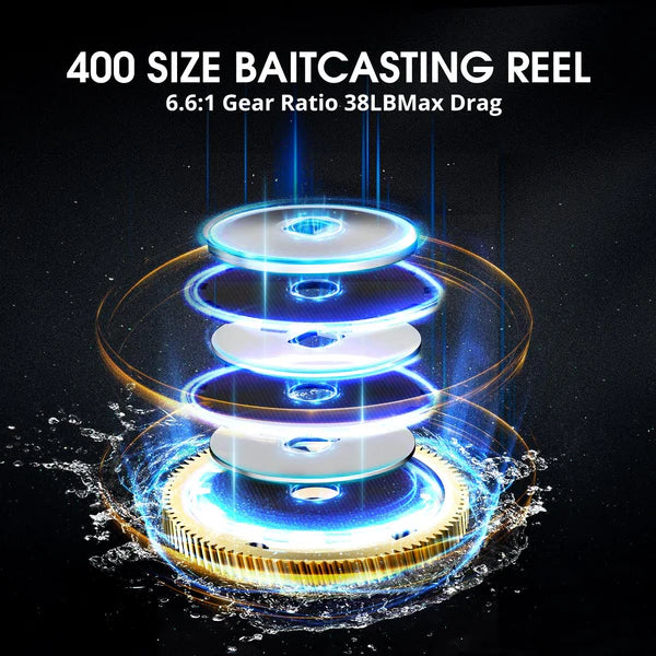 Affiliate Product - Piscifun® Alijoz 400 Saltwater Freshwater Baitcasting Reel