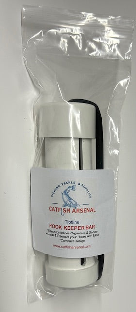 "Catfish Arsenal" Trotline Hook Keeper Bar